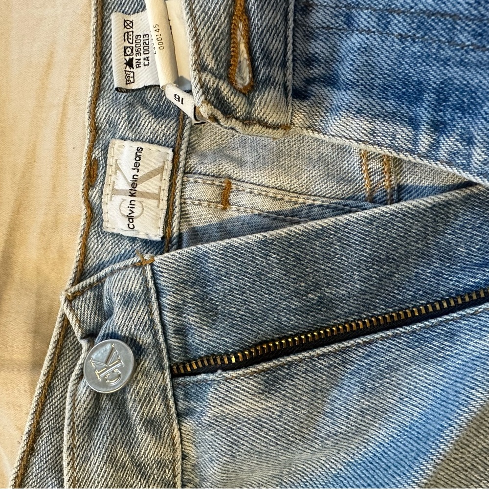 Vintage CK jean shorts